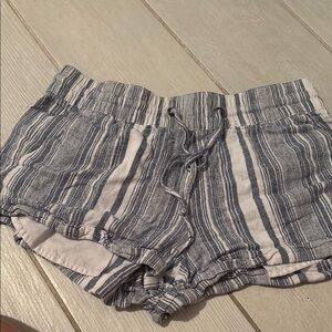 Striped Gray Women's Shorts